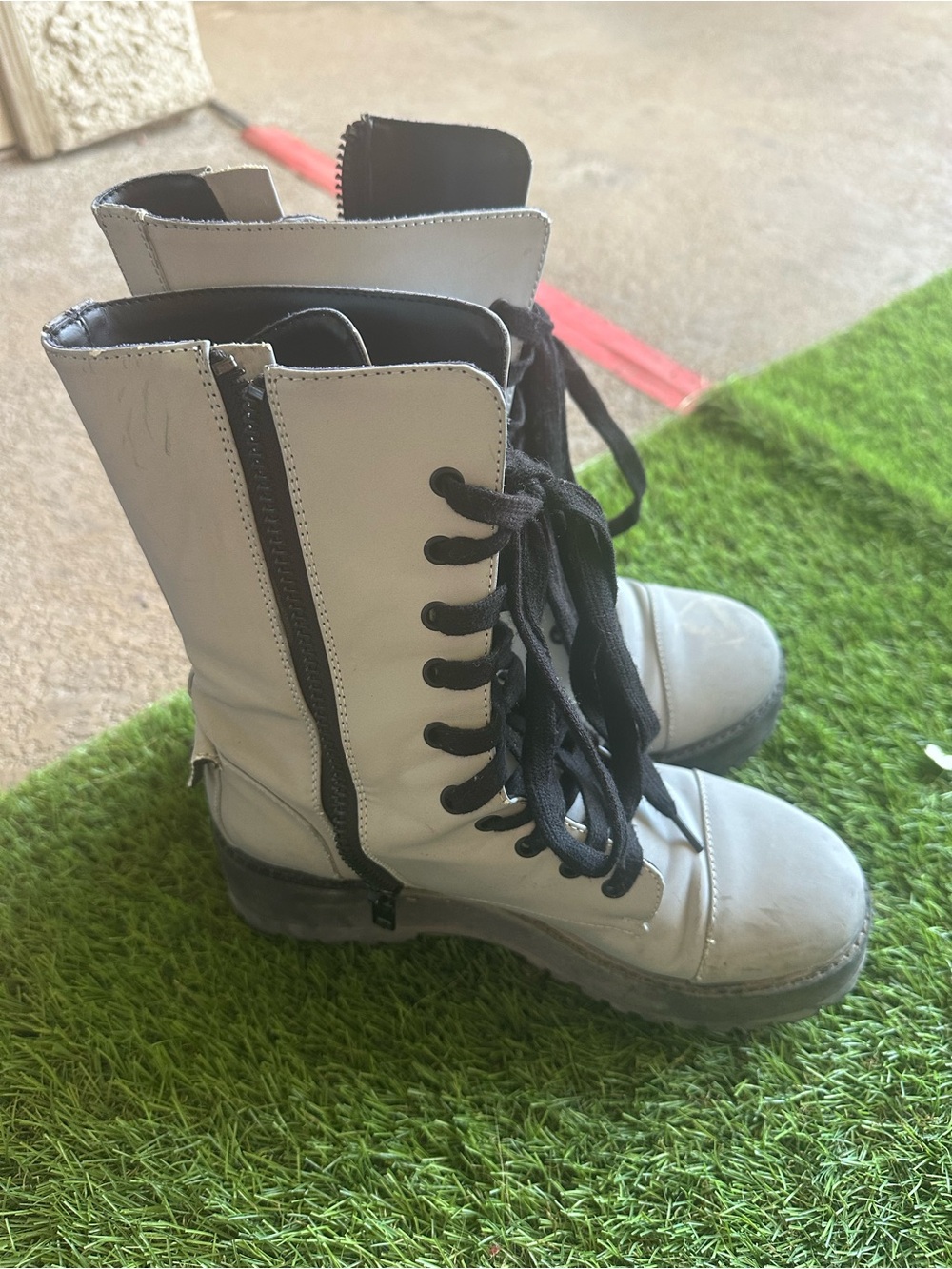 Poster grl Black Leather Boot